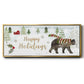 Woodland Christmas Collection D - Floater Framed Canvas Print