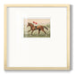 Vintage Equestrian I - Double Matboard Framed Print