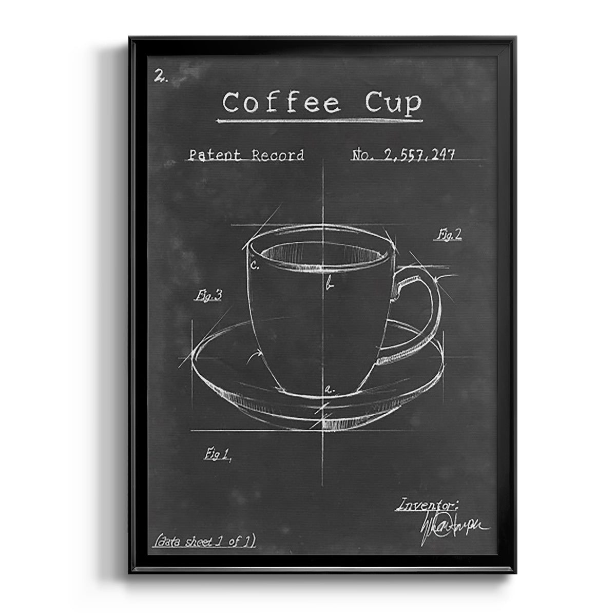 Morning Routine II - Modern Framed Canvas Print