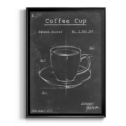 Morning Routine II - Modern Framed Canvas Print