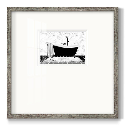 Modern Bath I Premium Framed Print Double Matboard