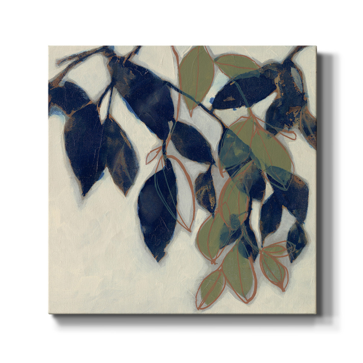 Entwined Leaves II - Canvas Art Print