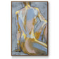 Grey Maiden II - Floater Framed Canvas Print
