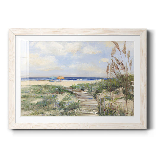 Summer Seas - Barnwood Framed Art Print