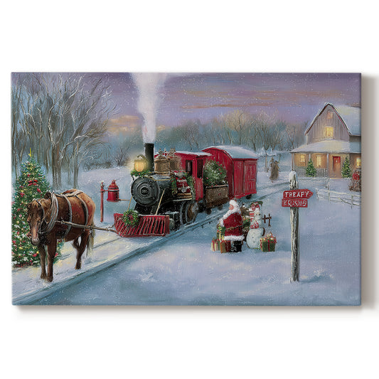 Chalk Serenade of Lantern - Canvas Art Print