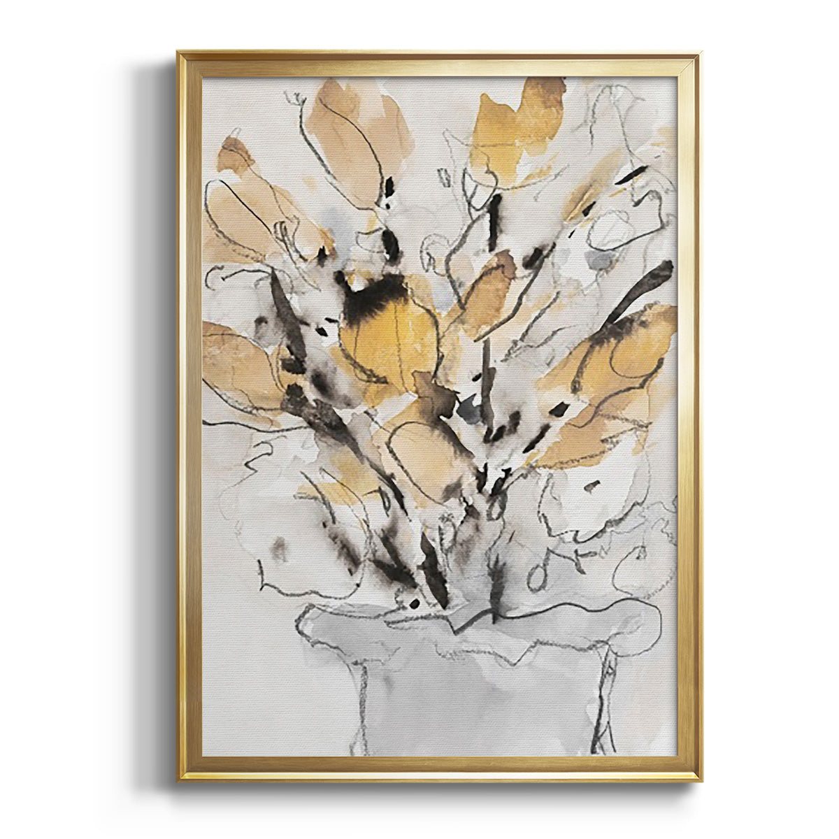 Seasonal Gatherings II - Modern Framed Canvas Print
