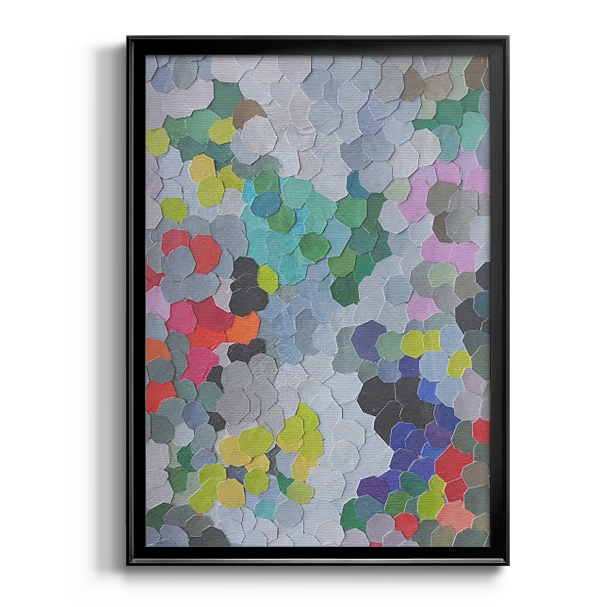 Buckingham Gardens - Modern Framed Canvas Print