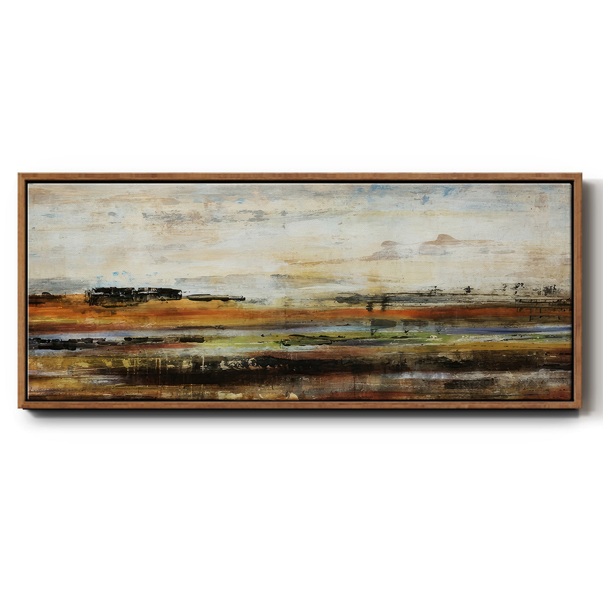 Historia - Floater Framed Canvas Print