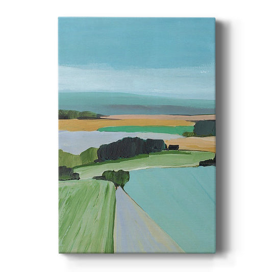 Bright Colored Countryside III Premium Gallery Wrapped Canvas - Ready to Hang