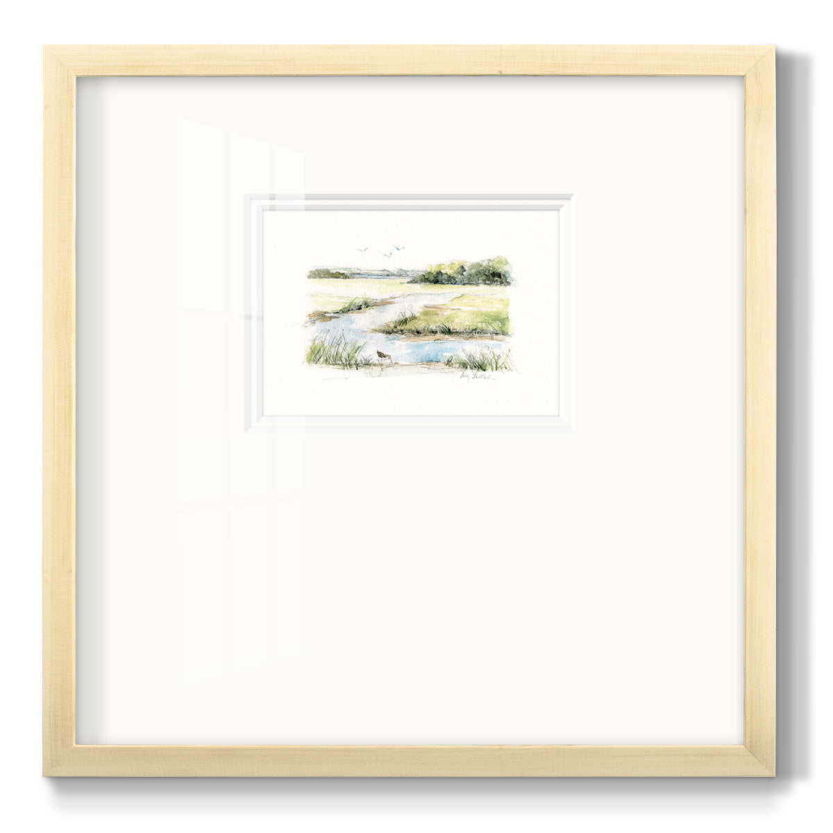 Early Morning II - Double Matboard Framed Print