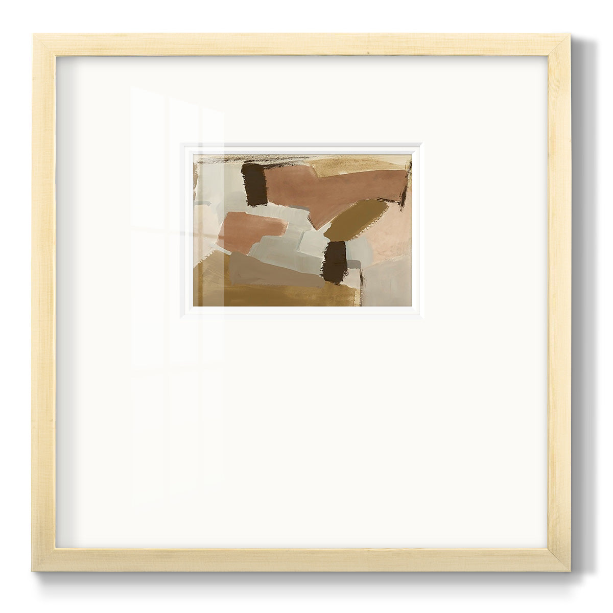 Almondine II - Double Matboard Framed Print