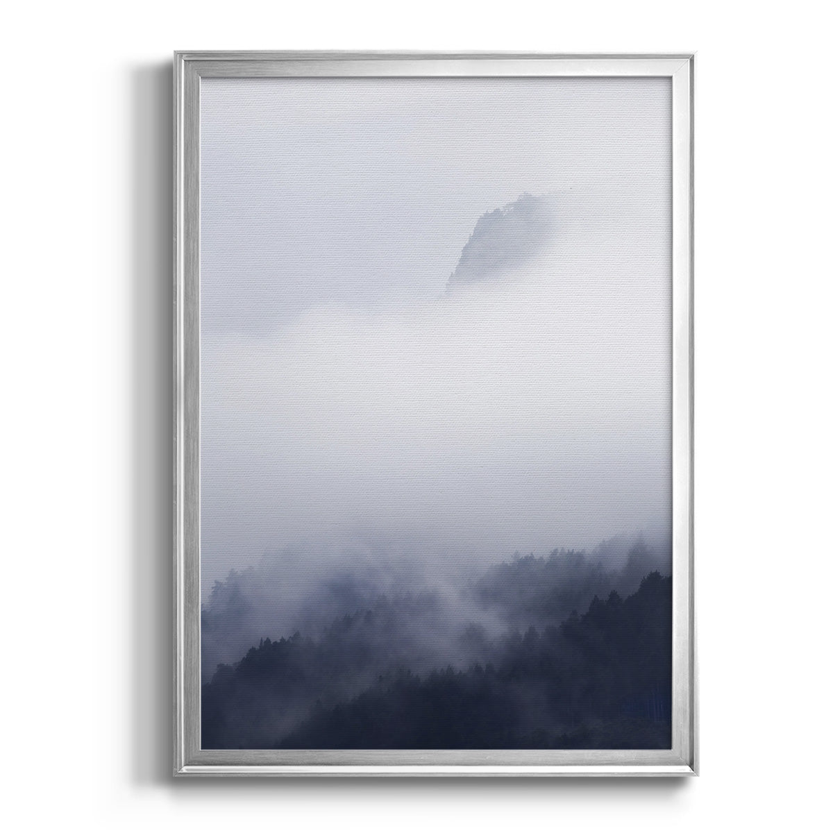 Above the Clouds - Modern Framed Canvas Print