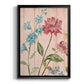 Wildflower Flutter I - Modern Framed Canvas Print