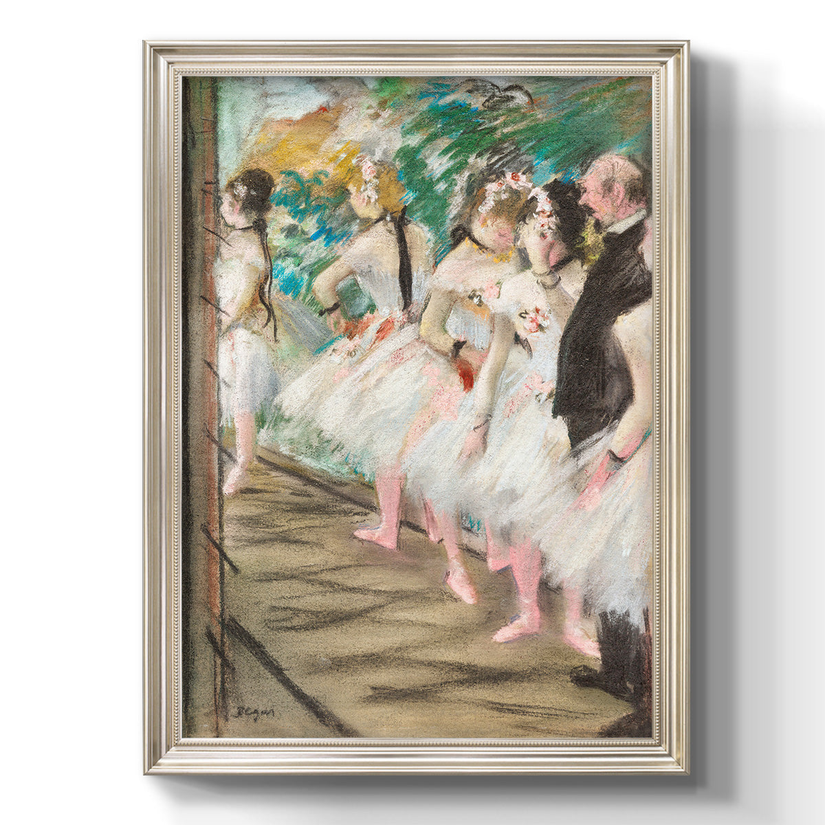 The Ballet, 1880 - Ornate Framed Canvas Print