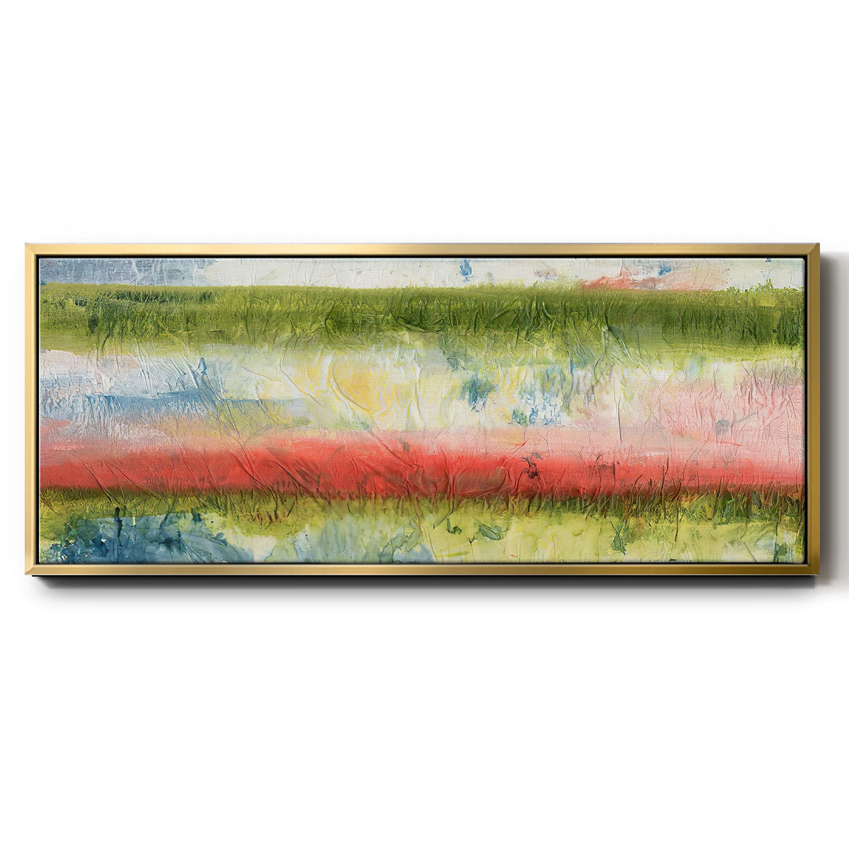 Nature's Flag II - Floater Framed Canvas Print