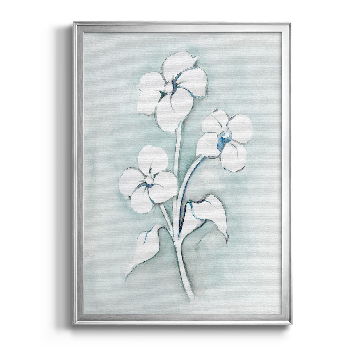 Bohemian Blue I - Modern Framed Canvas Print