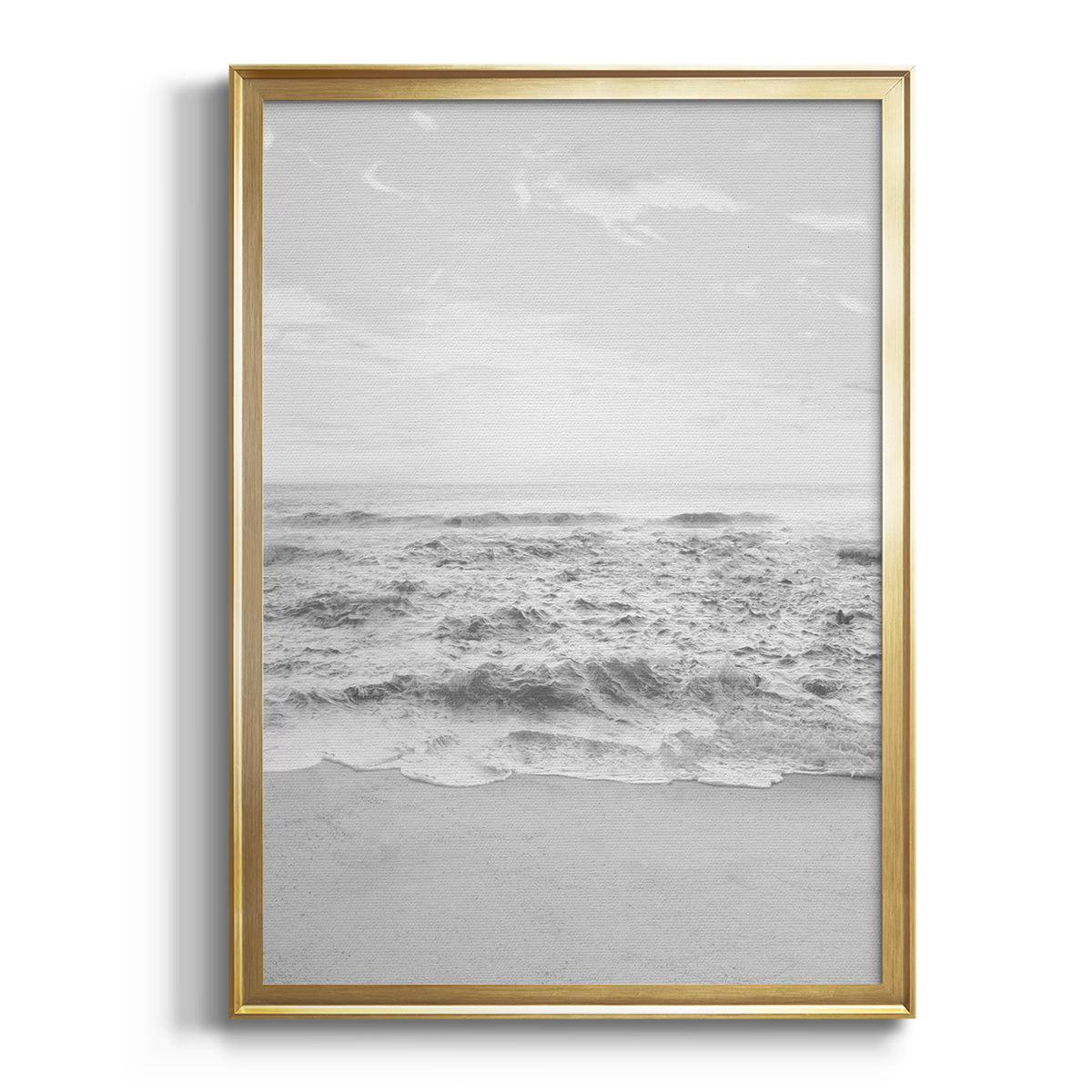 Gentle Tides I - Modern Framed Canvas Print