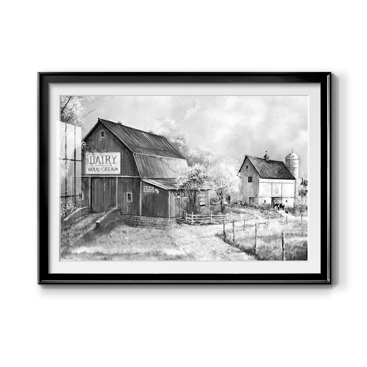 Day at the Farm Premium Framed Print - Ready to Hang