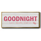 Princess Goodnight - Floater Framed Canvas Print