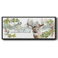 Reindeer Woods - Floater Framed Canvas Print