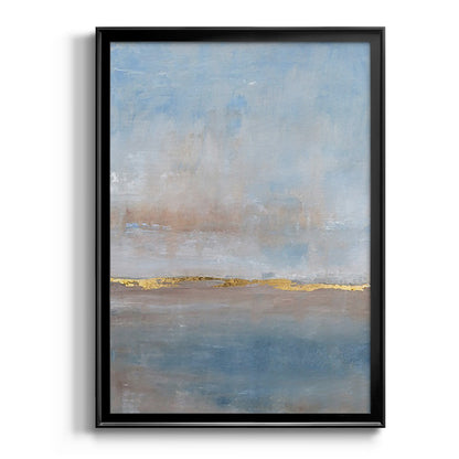 Visible Horizon II - Modern Framed Canvas Print