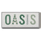 Oasis Cabana - Floater Framed Canvas Print