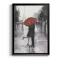 Caught in the Rain - Modern Framed Canvas Print