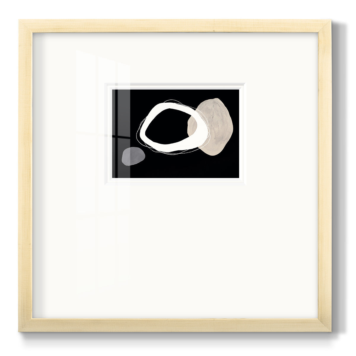 Simply Stated I - Double Matboard Framed Print