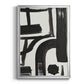 Inkwell Intersect I - Modern Framed Canvas Print