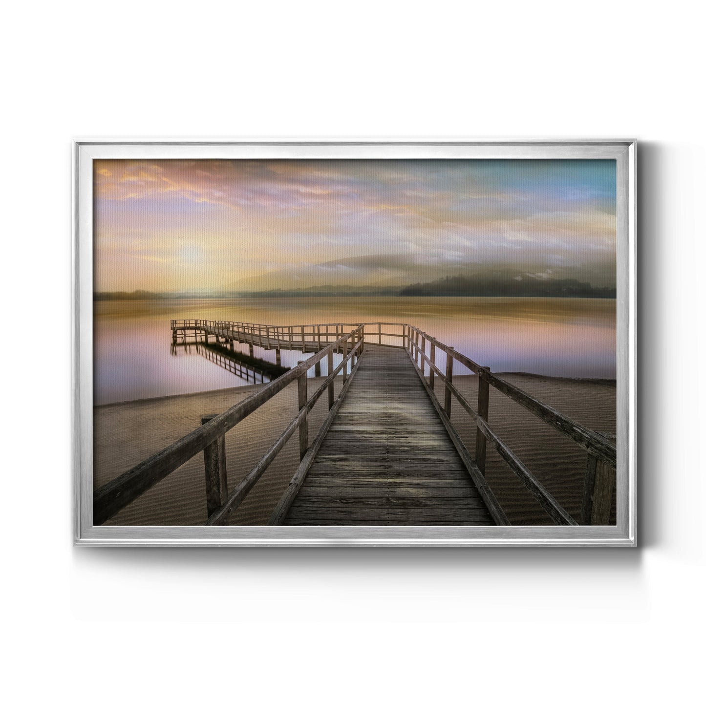 Morning on the Lake Premium Classic Framed Canvas - Ready to Hang