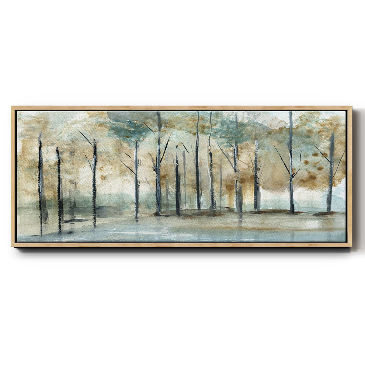 Debruce Light - Floater Framed Canvas Print