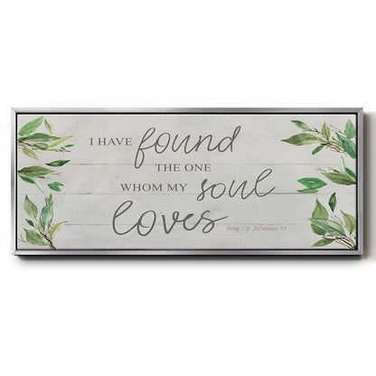 Soul Loves - Floater Framed Canvas Print