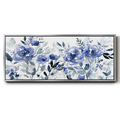 Painters Field of Flowers - Floater Framed Canvas Print