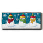 A Frosty Kiss - Floater Framed Canvas Print