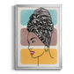 Head Wrap II - Modern Framed Canvas Print