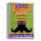 Trick or Treat - Modern Framed Canvas Print