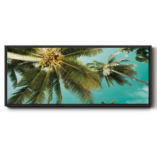 Palms Up - Floater Framed Canvas Print