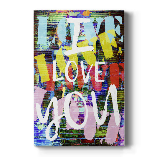 Graffiti Love II - Canvas Art Print