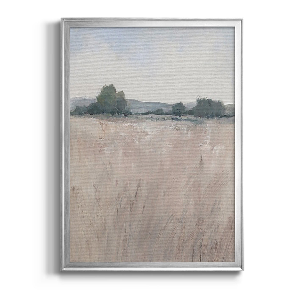 Place & Time II - Modern Framed Canvas Print