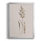 Delicate Stems II - Modern Framed Canvas Print