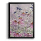 Floral Entertainment II - Modern Framed Canvas Print