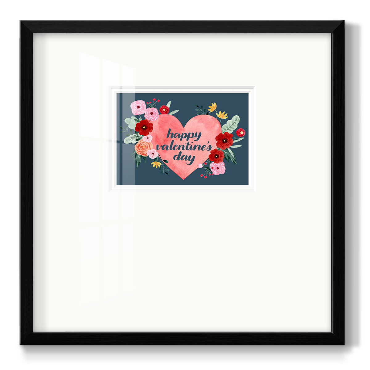 Sweet Hearts Collection A Premium Framed Print Double Matboard