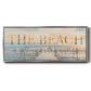 The Beach Is Calling - Floater Framed Canvas Print