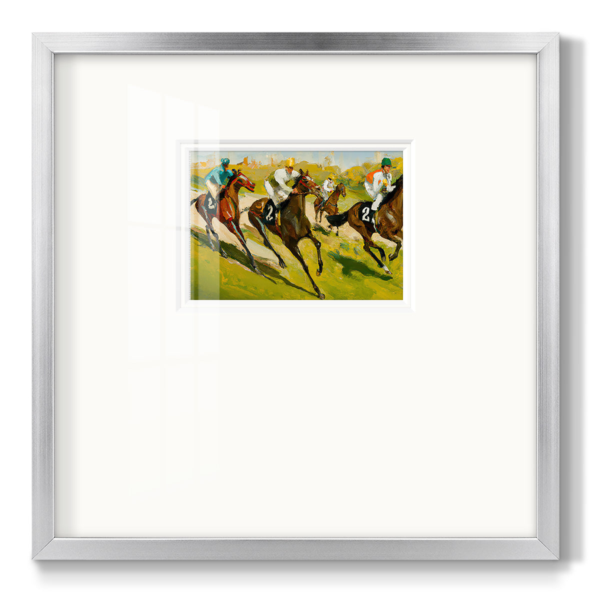 Day at the Races - Double Matboard Framed Print