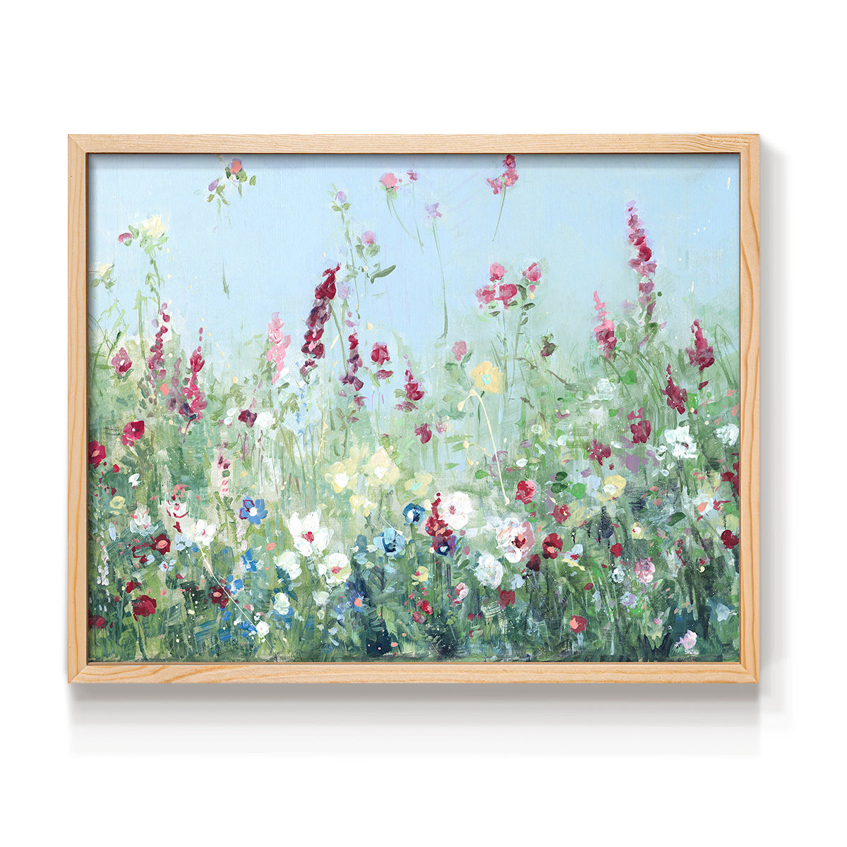 Sweet Summer Meadow - Restickable Framed Art Print