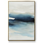 Waves II - Framed Premium Gallery Wrapped Canvas L Frame - Ready to Hang