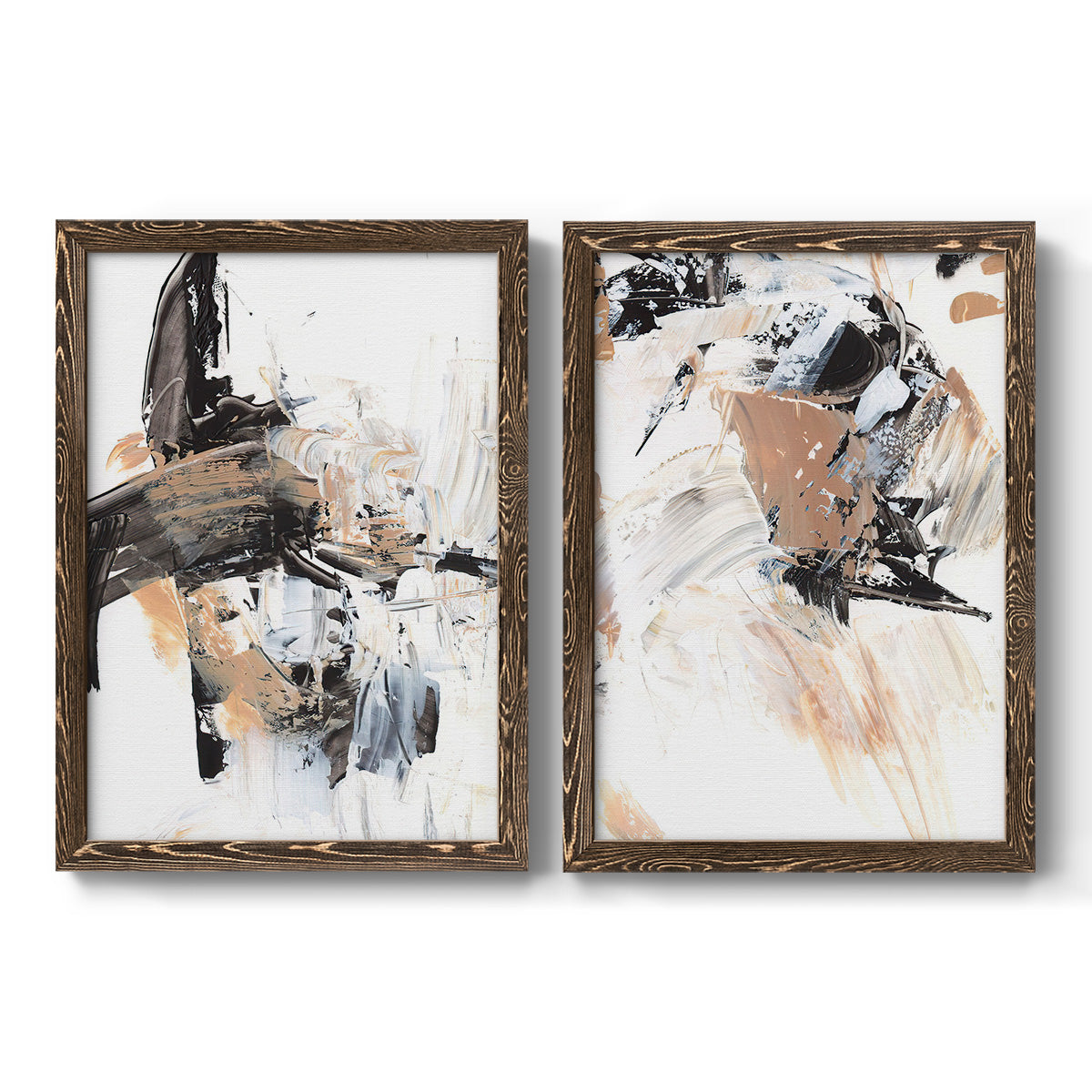 Ruckus I - Premium Framed Canvas 2 Piece Set - Ready to Hang