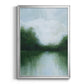 Mossy Reflections I - Modern Framed Canvas Print