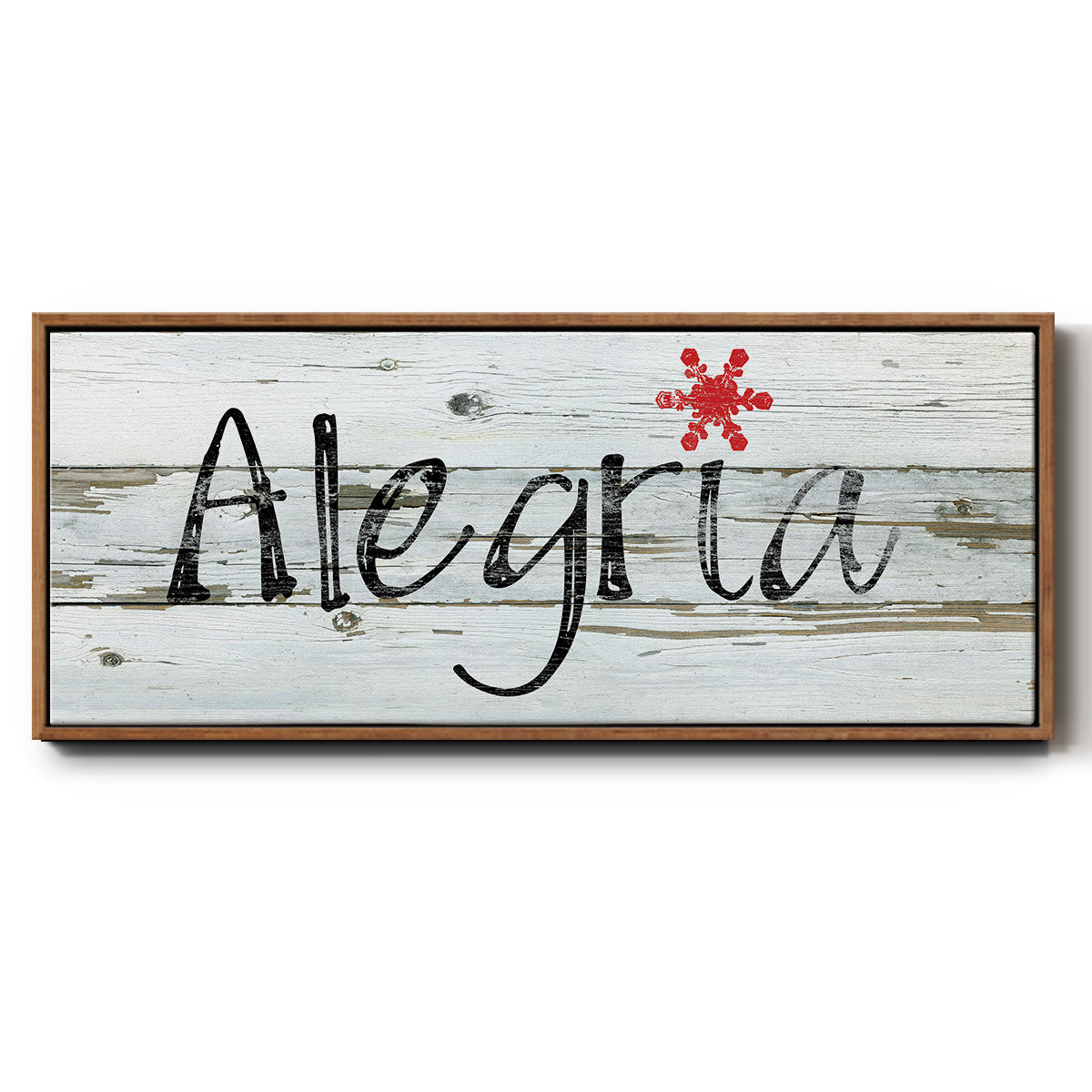 Alegria - Floater Framed Canvas Print
