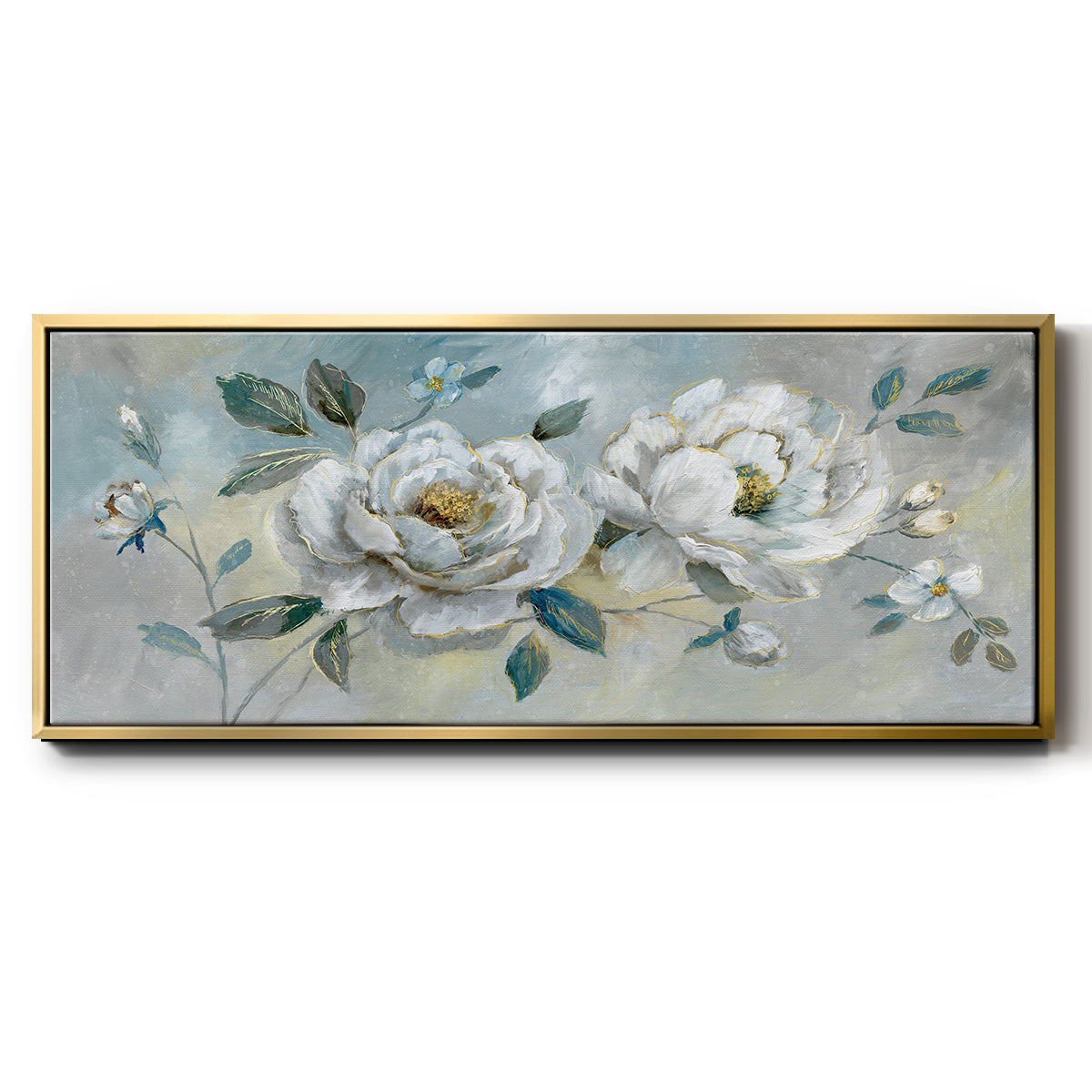 Darling Duo - Floater Framed Canvas Print